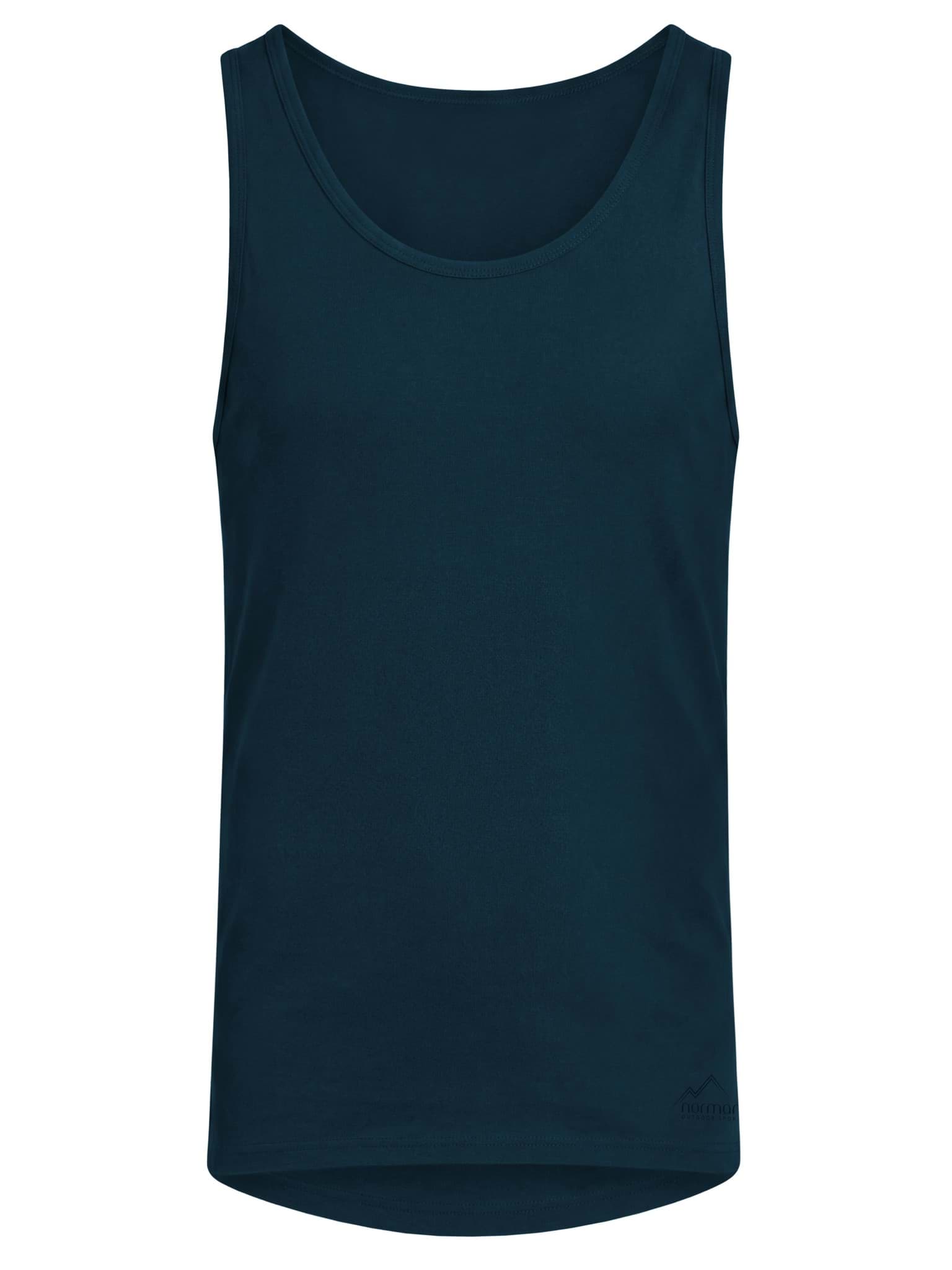 Bild von Herren Merino Unterhemd „Yulara“ Dunkelblau
