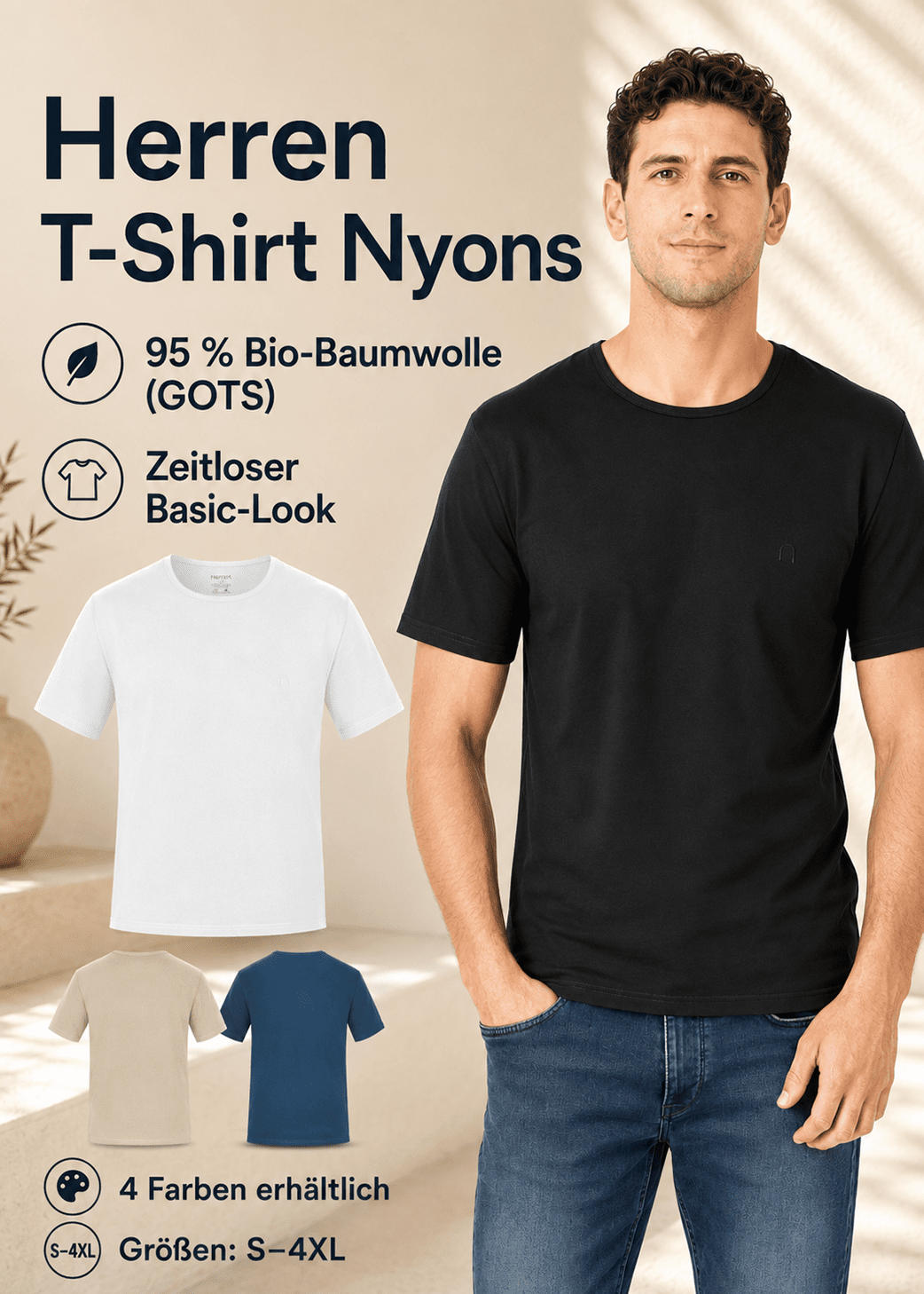 Herren Langarm Poloshirt Lyroe. Bequem, atmungsaktiv, hochwertig.