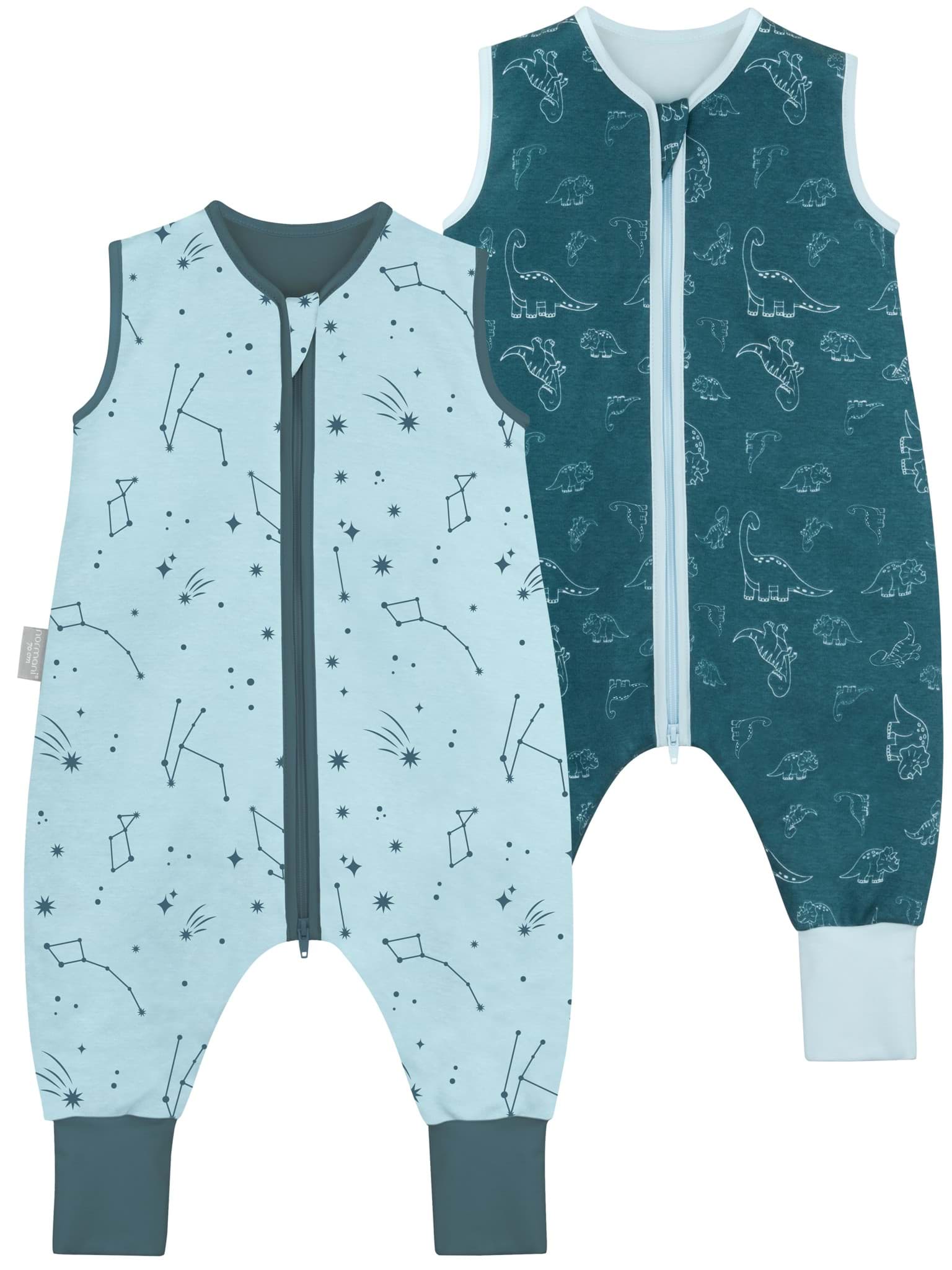 Bild von Baby Winter und Sommer-Schlafsack Set (1.0 + 2.5 TOG) Blau