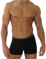 Bild von 6 Stück Retro Boxershorts aus Baumwolle Schwarz