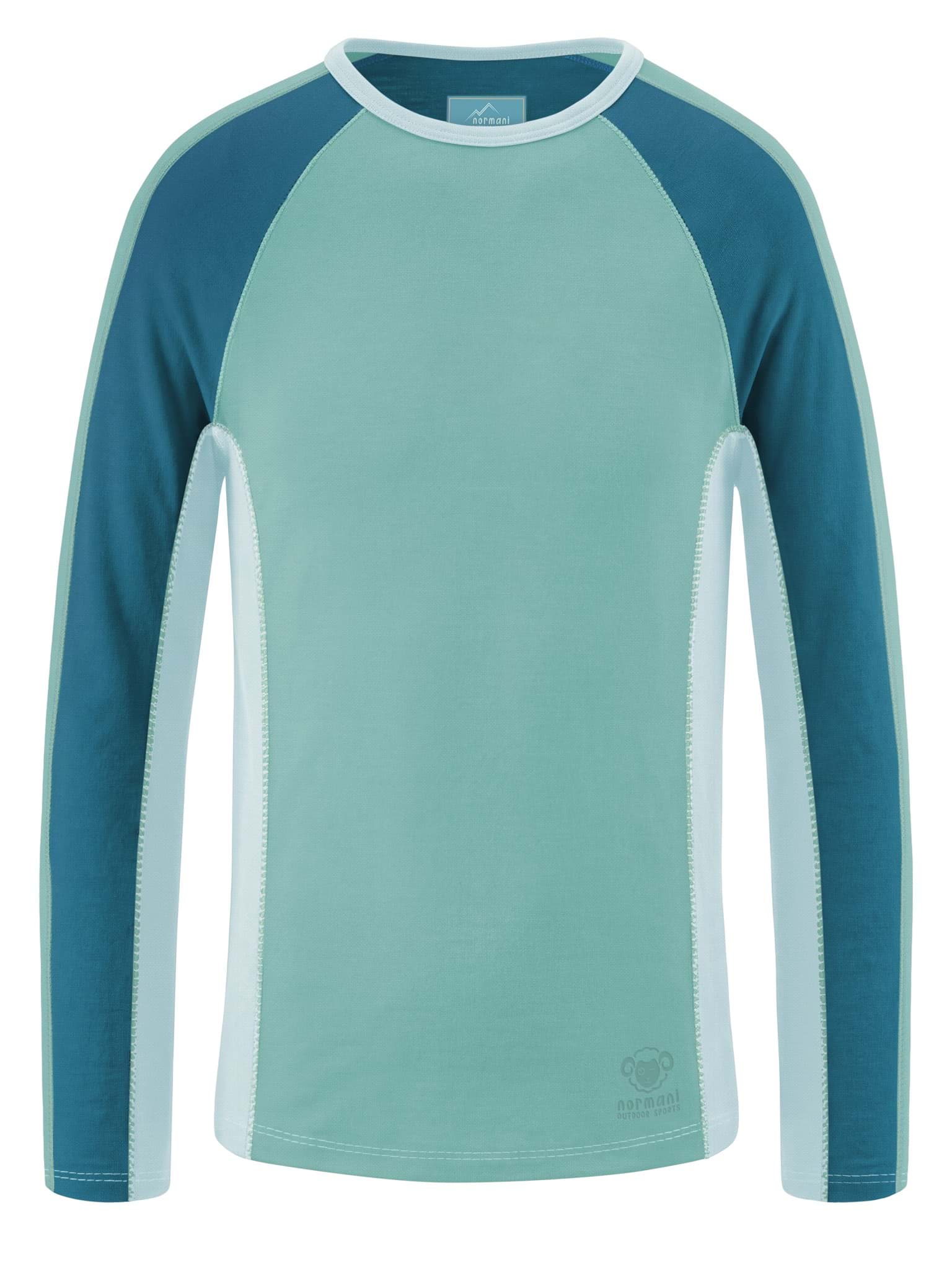 Bild von Kinder Merino Langarm „Derby“ Blau