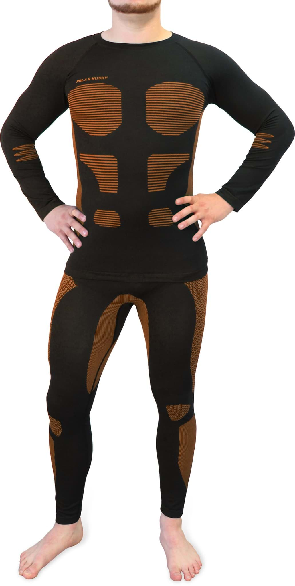 Bild von Herren-Funktionsunterwäsche-Set „Anatomic Functional Wear“ Orange