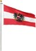 Bild von Fahne Flagge 300 cm × 500 cm Österreich