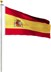 Bild von Fahnenmast 9,00 m mit Flagge 90 cm × 150 cm Spanien