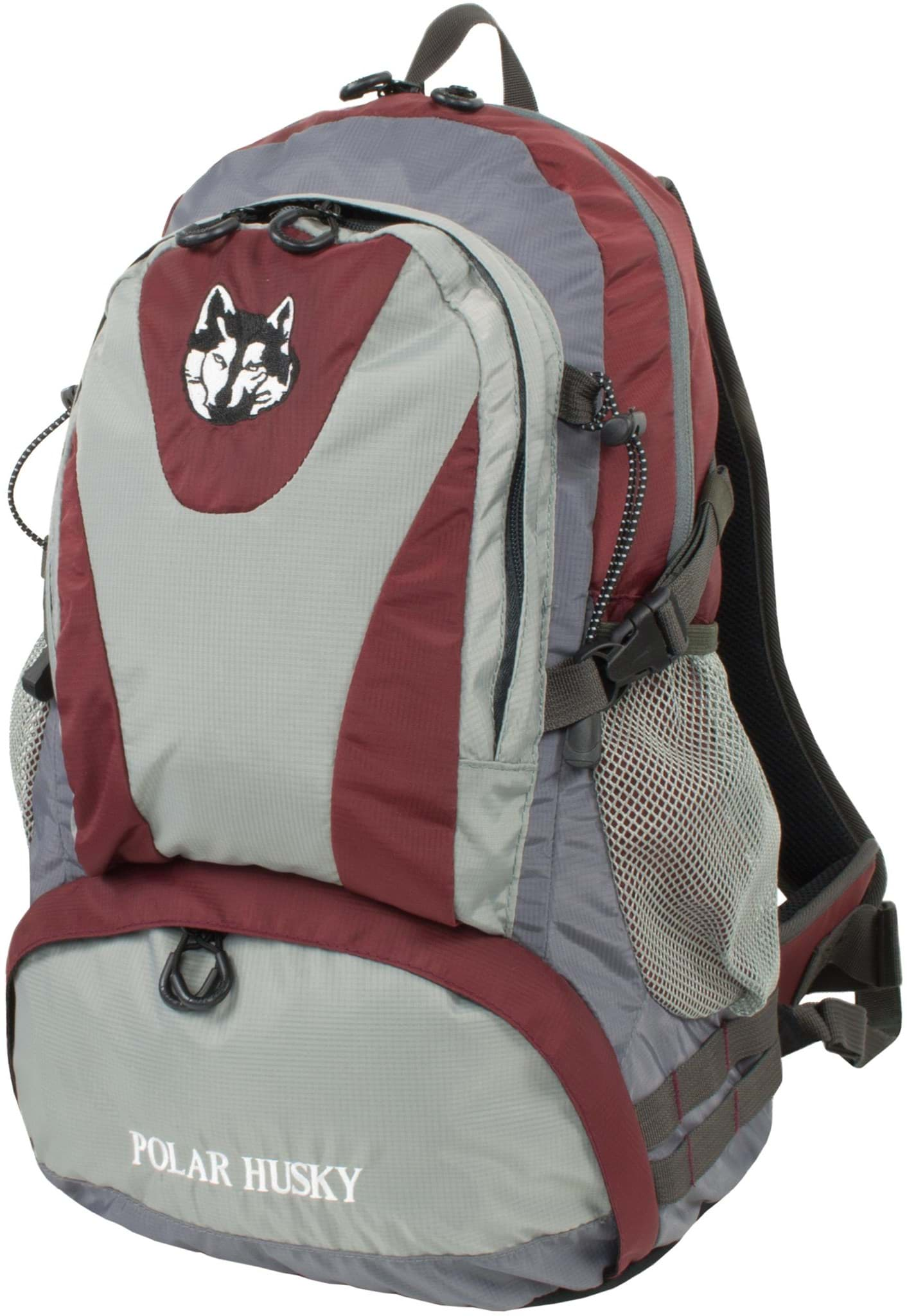 Bild von Wanderrucksack 28 l „Raymond“ Dunkelrot/Hellgrau/Grau