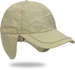 Bild von Wasserdichte Regenmütze mit Ohrenschutz „Northproof“ Beige