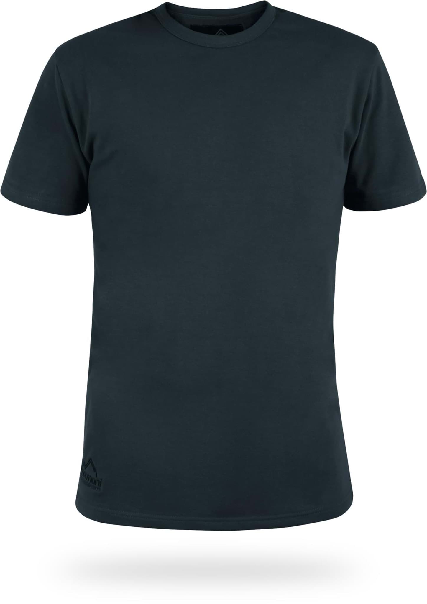 Bild von Herren Winter Plüsch T-Shirt „Nanaimo“ Schwarz