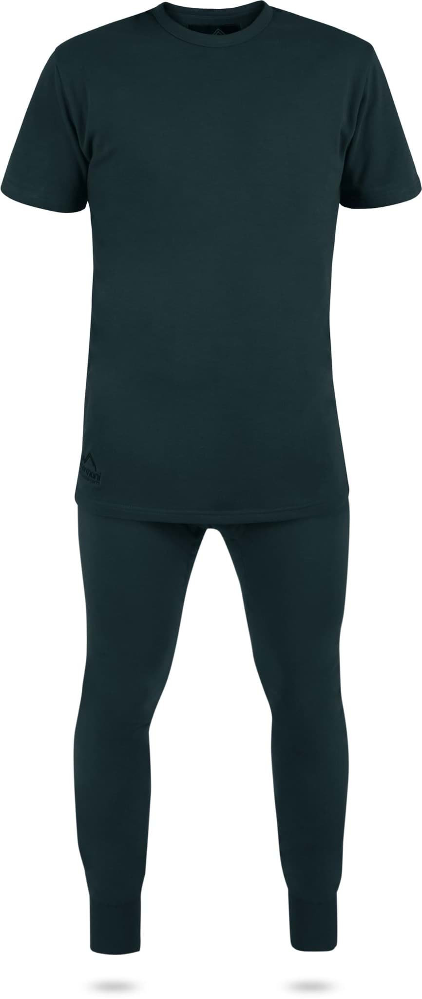 Bild von Herren Plüschunterwäsche Set Schwarz