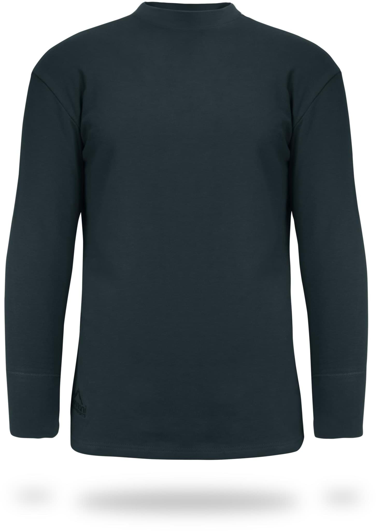 Bild von Herren Winter Plüsch Langarm-Shirt „Mackenzie“ Schwarz