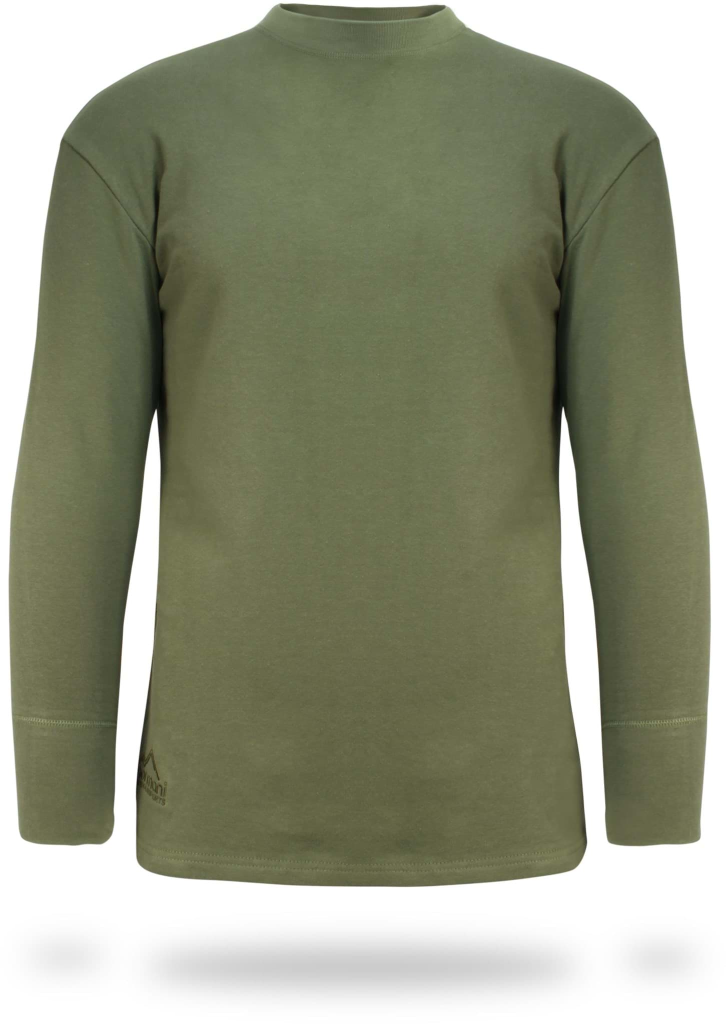 Bild von Herren Winter Plüsch Langarm-Shirt „Mackenzie“ Oliv