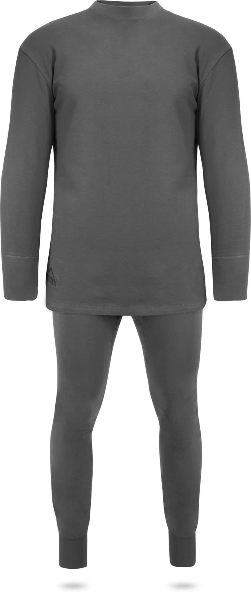 Bild von Herren Winter Plüschunterwäsche Set Anthrazit