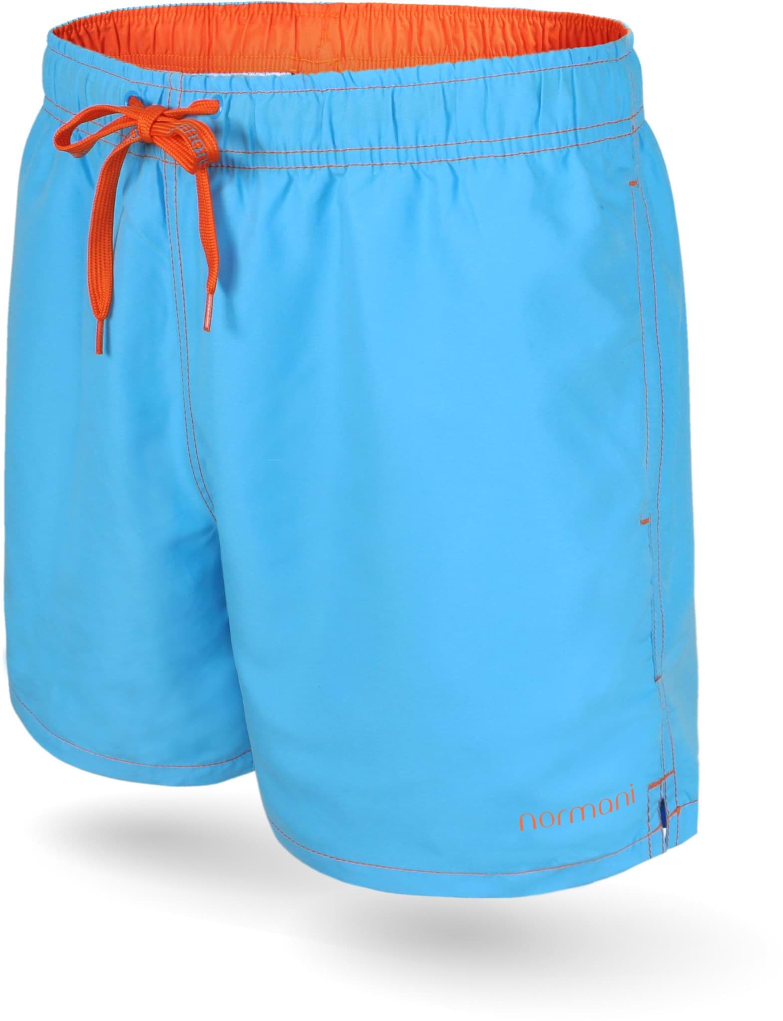 Bild von Badeshorts „Beacon“ Cyan Blau/Dunkelorange