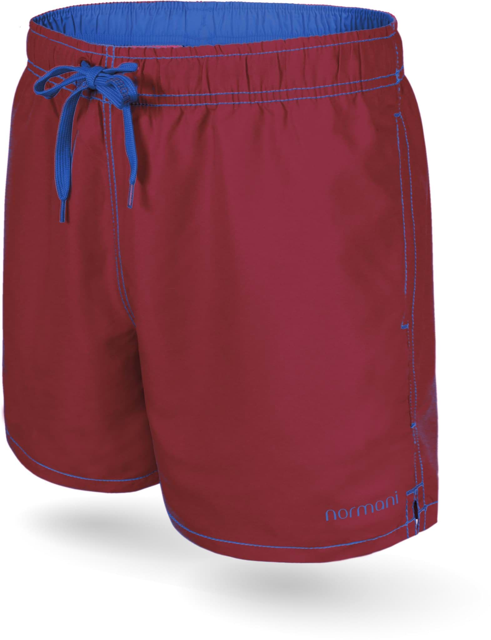 Bild von Badeshorts „Beacon“ Dunkelrot/Royal Blau