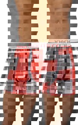 Zeige Details für 6 Stück Retro Boxershorts aus Baumwolle Scottish Check - Dark Red Bild von 6 Stück Retro Boxershorts aus Baumwolle Scottish Check - Dark Red
