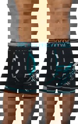 Zeige Details für 6 Stück Retro Boxershorts aus Baumwolle mit Eingriff Mint Shadow Bild von 6 Stück Retro Boxershorts aus Baumwolle mit Eingriff Mint Shadow