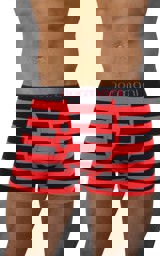 Zeige Details für 6 Stück Retro Boxershorts aus Baumwolle mit Eingriff Red Elmstreet Bild von 6 Stück Retro Boxershorts aus Baumwolle mit Eingriff Red Elmstreet