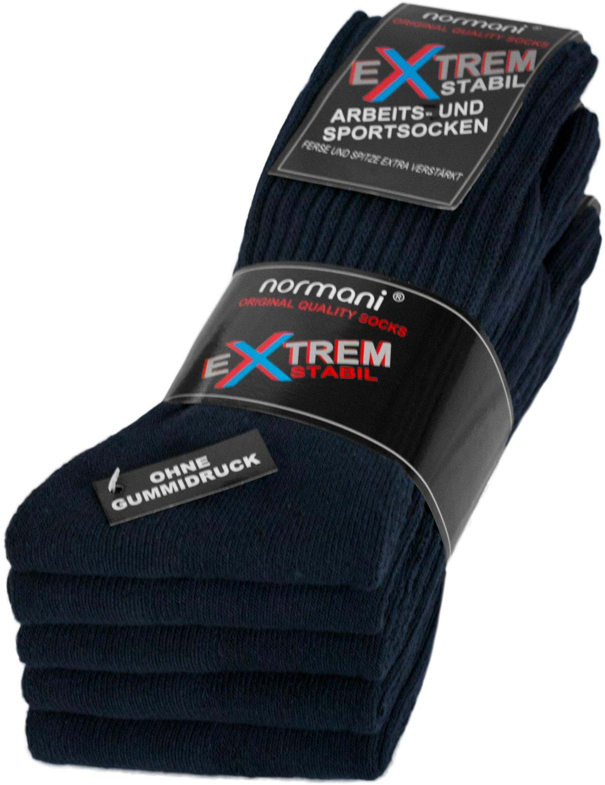 Bild von 5 Paar Arbeits- und Sportsocken „Extrem“ Marine