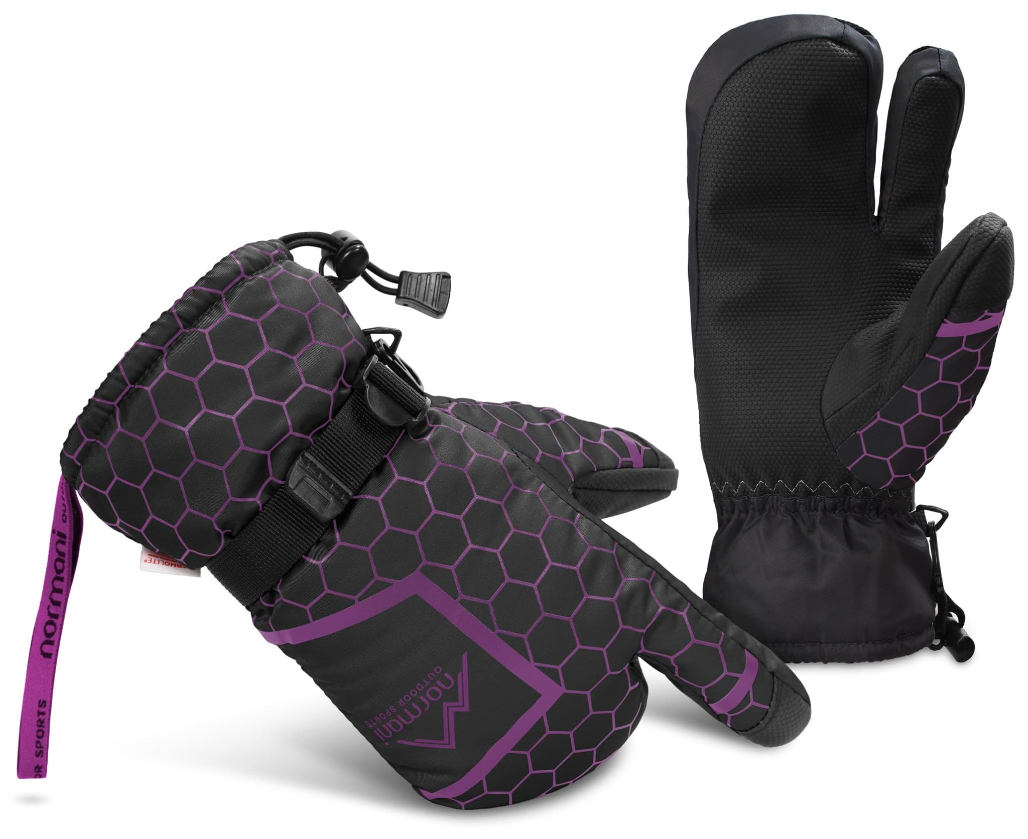 Bild von Winterhandschuhe „Apex“ Schwarz/Violett