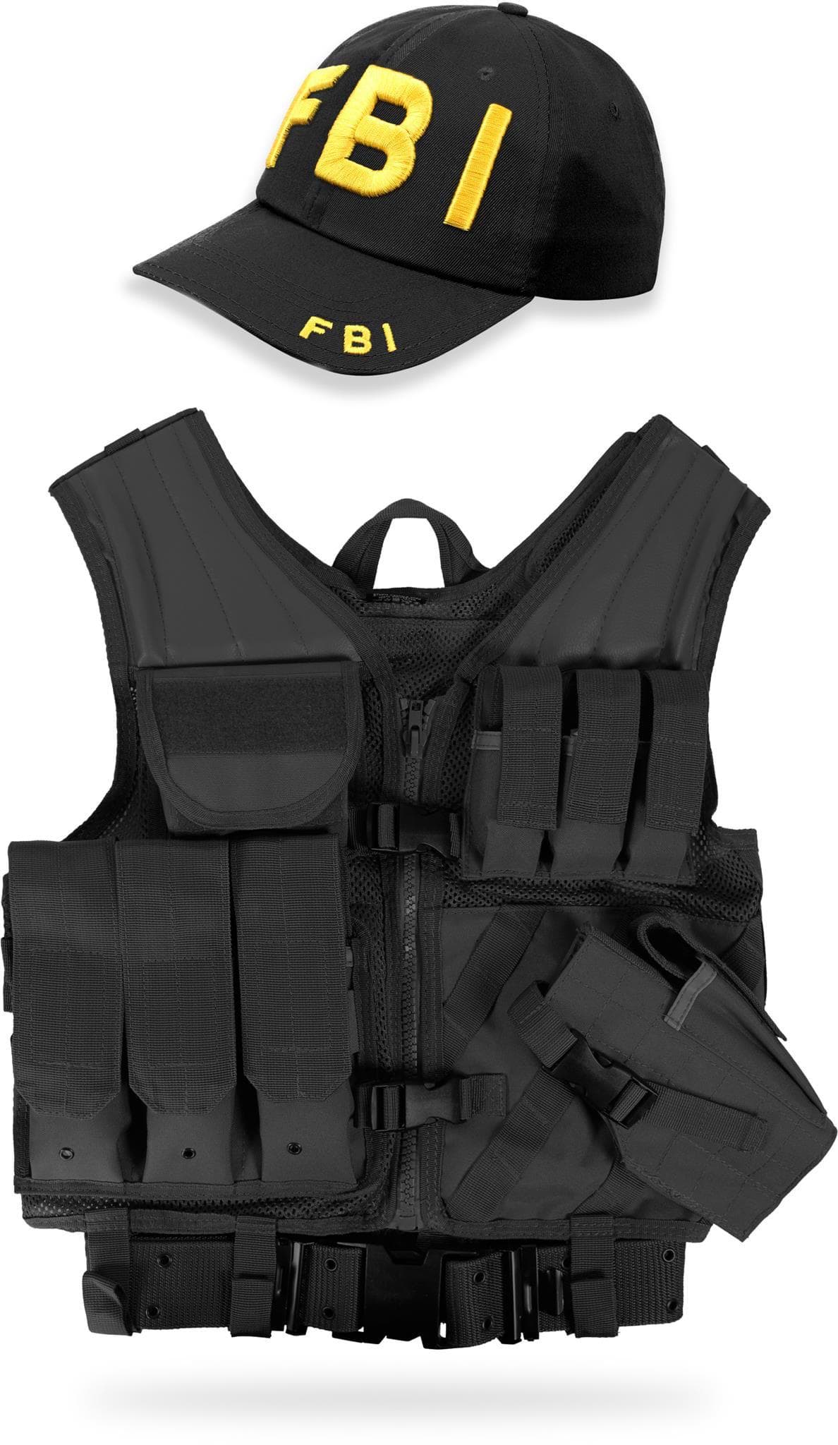 Bild von Taktische USMC Weste mit Holster, Lochkoppel mit passender Cap aus Baumwolle