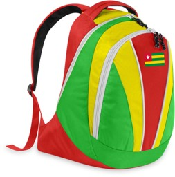 Bild von Fan-Rucksack mit Länderflagge Togo