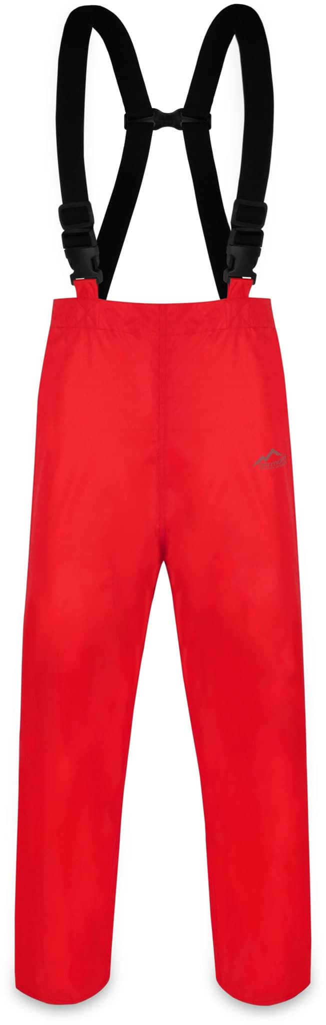 Bild von Regenhose mit Hosenträgern „Vancouver“ Rot