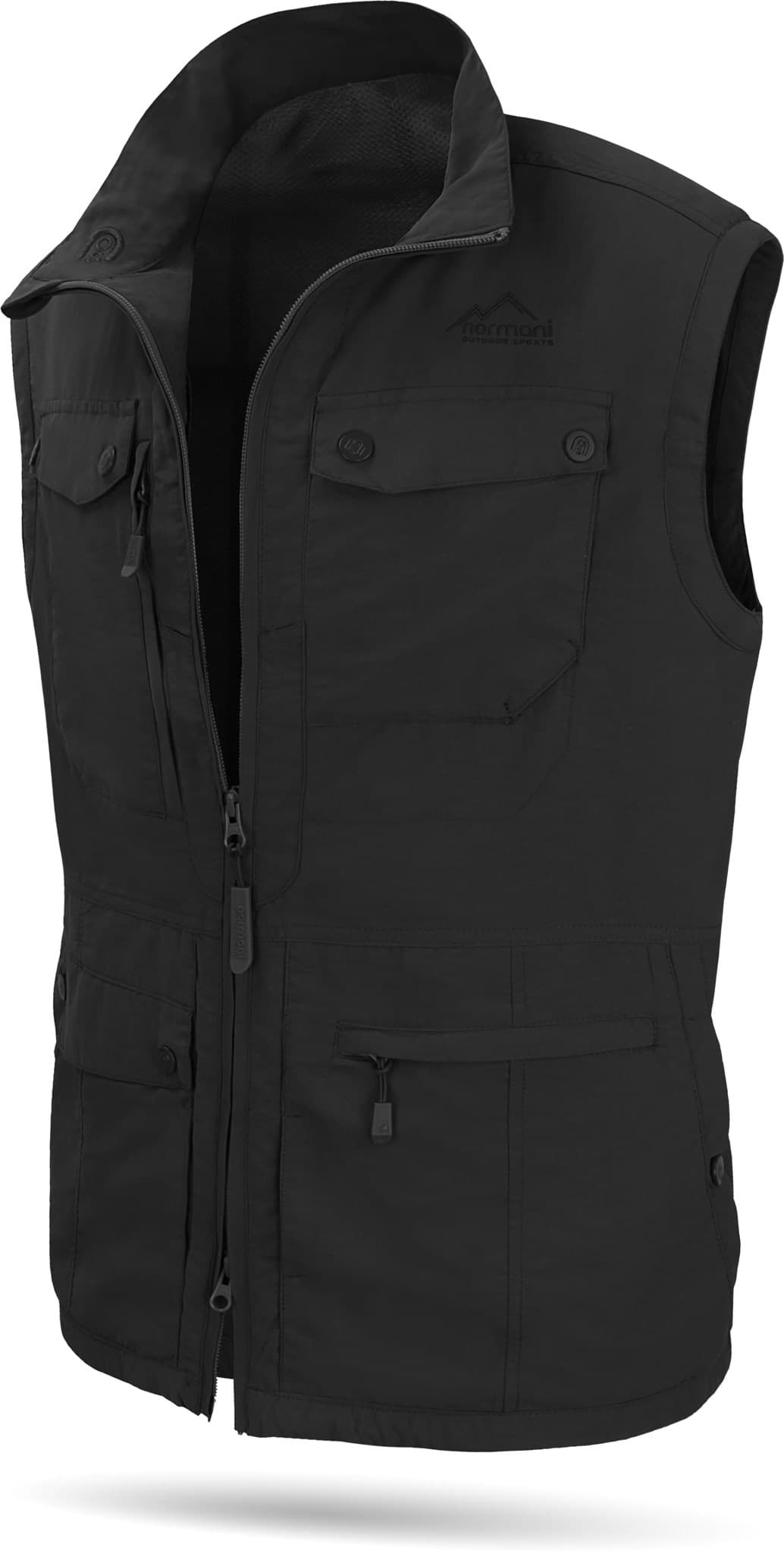 Bild von Herren Outdoor Weste „Kudu“ Schwarz