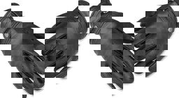 Zeige Details für Lederhandschuhe „Tyylikäs“ Schwarz Bild von Lederhandschuhe „Tyylikäs“ Schwarz