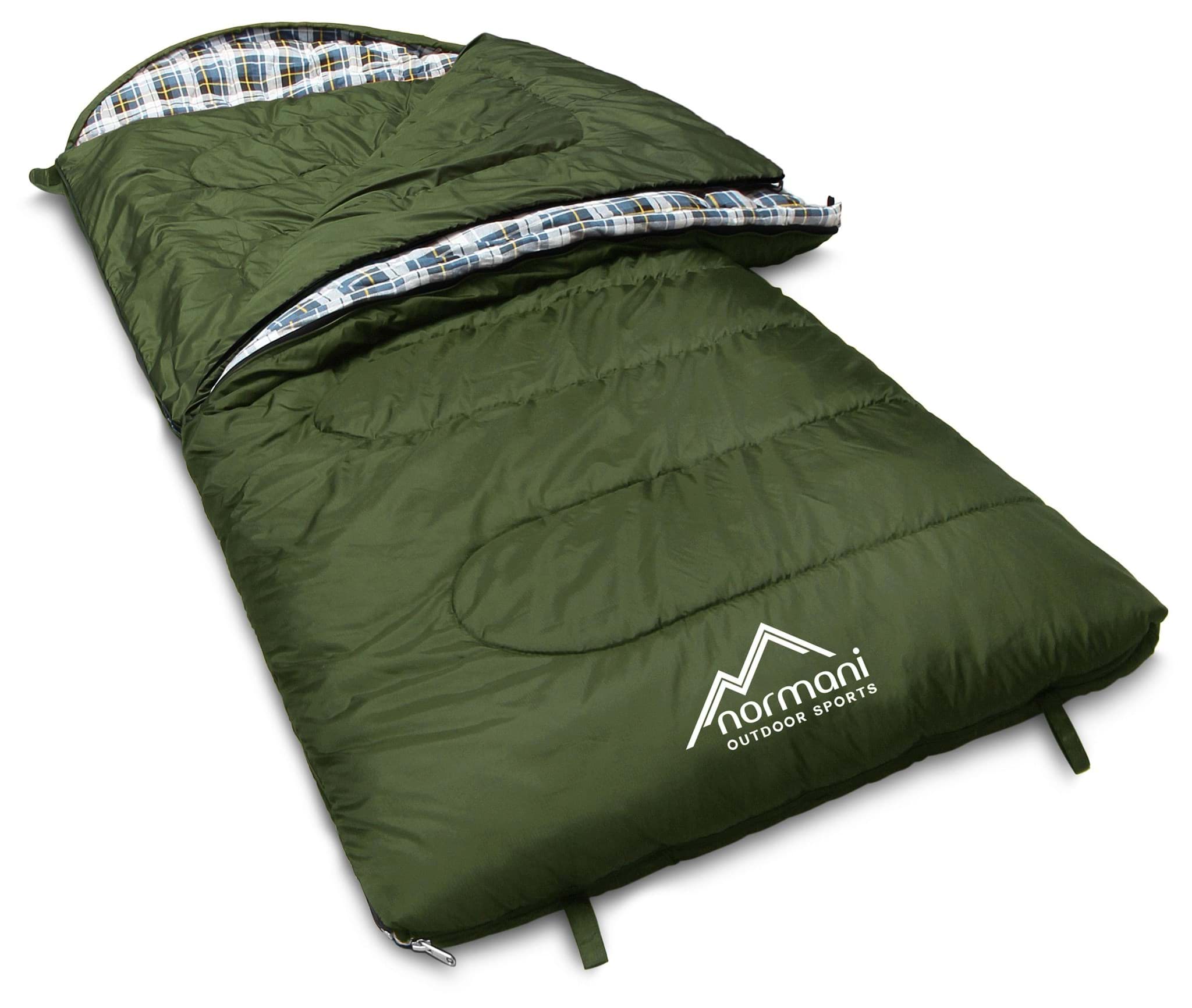 Bild von 4-in-1 Schlafsack „Antarctica“ (RV rechts) Oliv