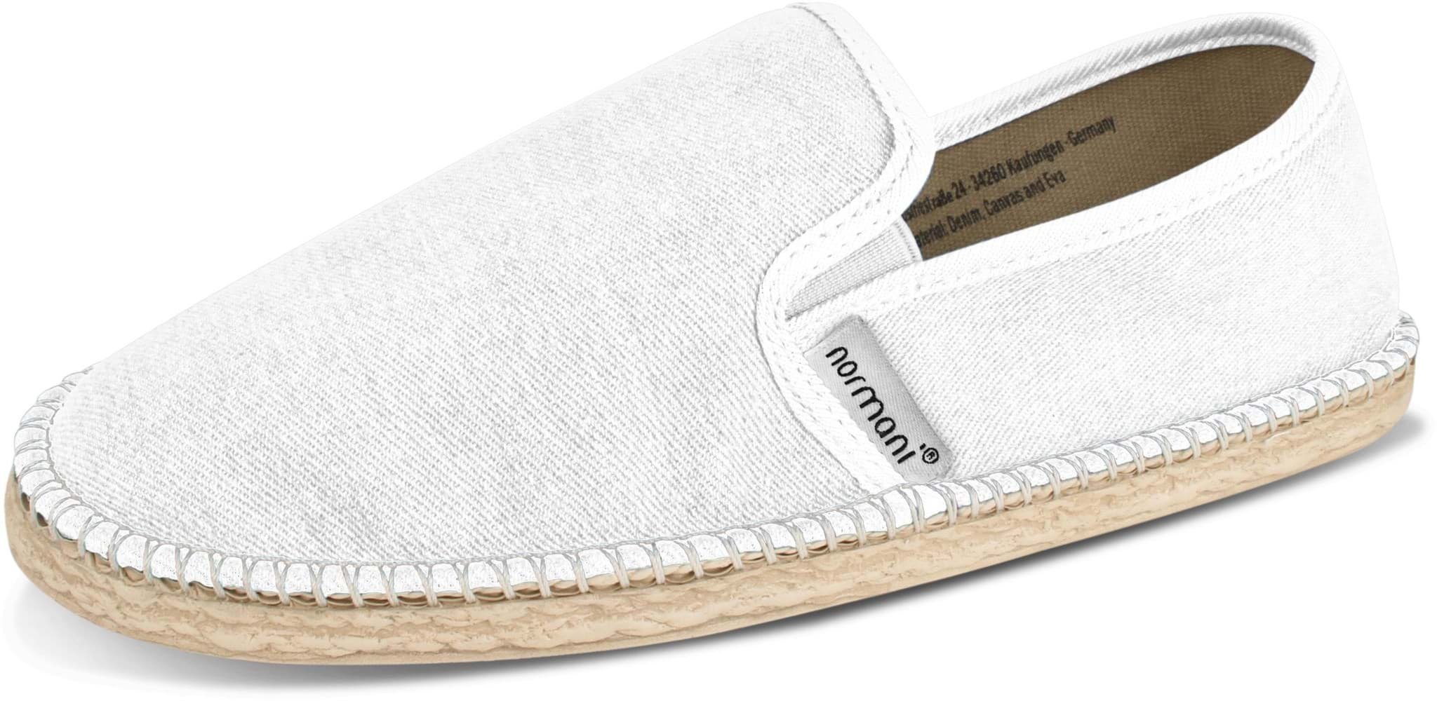 Bild von Sommerschuhe „Espadrilles“ Weiß