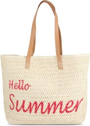 Bild von Bequeme Sommer-Umhängetasche, Strandtasche Hello Summer