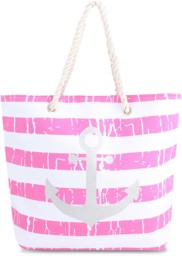 Bild von Bequeme Sommer-Umhängetasche, Strandtasche Old Anchor Pink