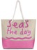 Bild von Bequeme Sommer-Umhängetasche, Strandtasche Sea Pink