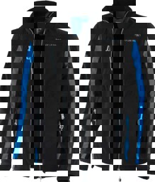 Zeige Details für Fleecejacke Schwarz/Blau Bild von Fleecejacke Schwarz/Blau
