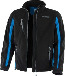 Bild von Fleecejacke Schwarz/Blau