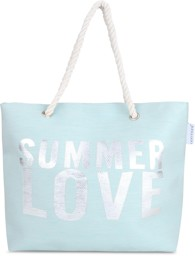 Bild von Bequeme Sommer-Umhängetasche, Strandtasche Summer Love Blue