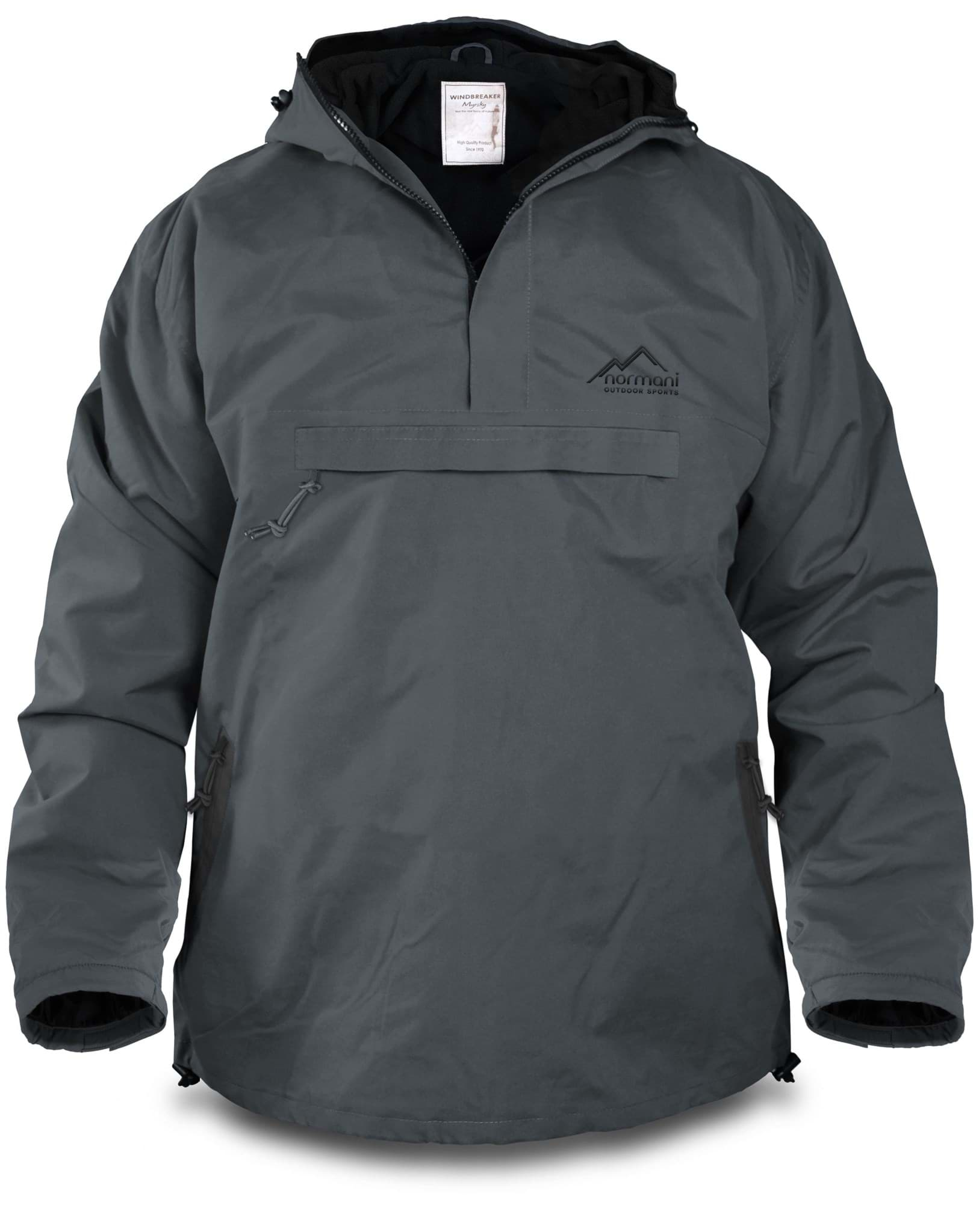 Bild von Herren Windbreaker „Myrsky“ Anthrazit/Schwarz