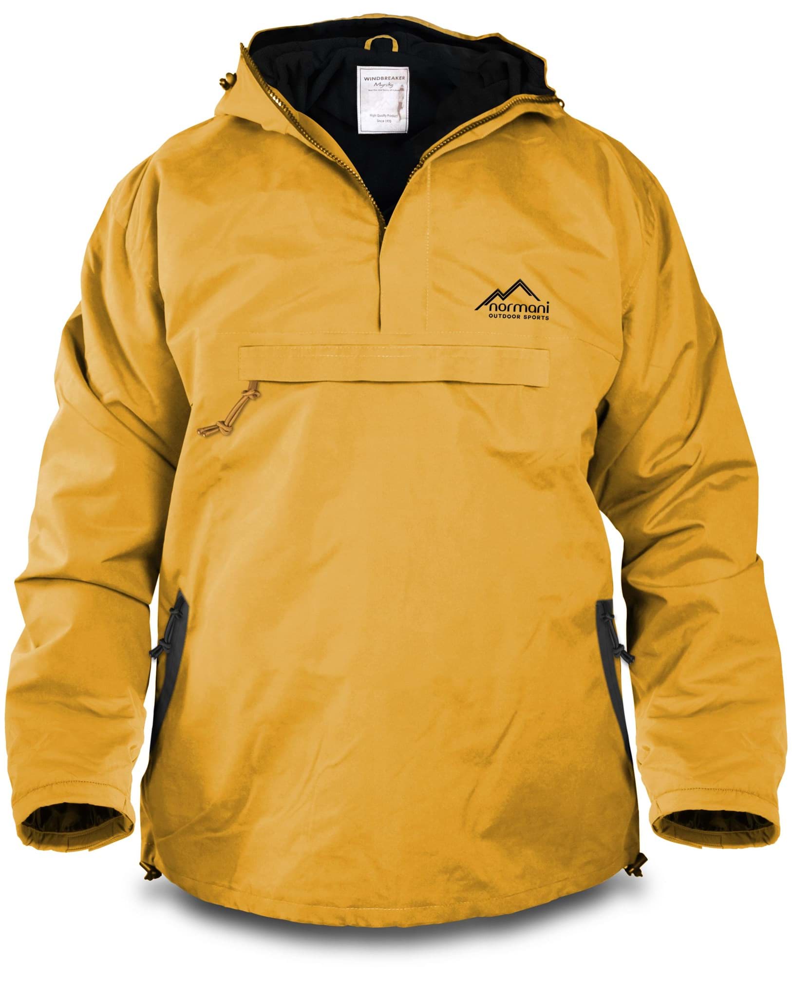Bild von Herren Windbreaker „Myrsky“ Gelb/Schwarz