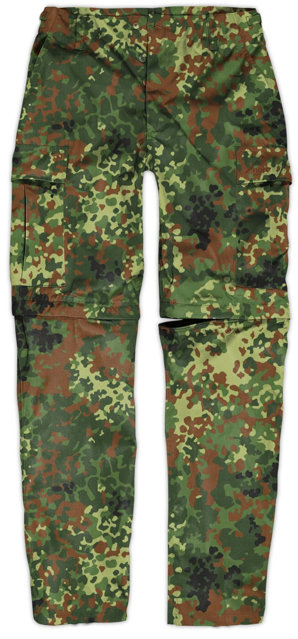 Bild von Herren 2-in-1 Rip-Stop-Zip-Off BDU Rangerhose „Landscape“ Flecktarn