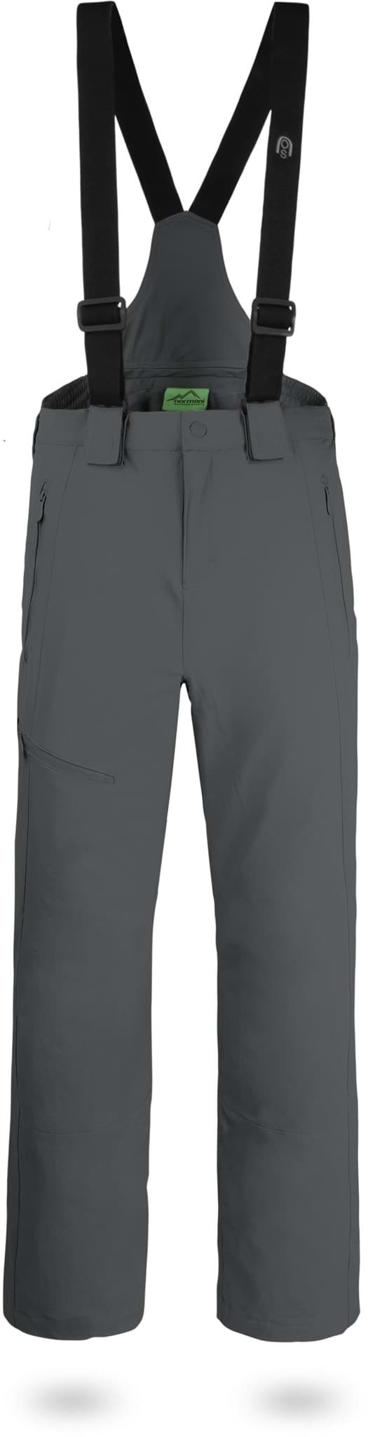 Bild von Herren Winter-Softshellhose mit Hosenträgern „Loonskin“ Anthrazit