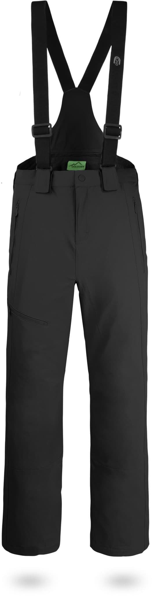 Bild von Herren Winter-Softshellhose mit Hosenträgern „Loonskin“ Schwarz