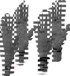 Zeige Details für Woll-Strick-Fingerhandschuhe mit 3M Thinsulate™ (40 g) „Edmonton“ Grau Bild von Woll-Strick-Fingerhandschuhe mit 3M Thinsulate™ (40 g) „Edmonton“ Grau