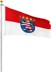 Bild von Fahne Bundesländerflagge 90 cm x 150 cm Hessen