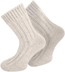 Bild von 2 Paar Alpaka-Socken Wollweiß