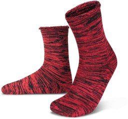 Bild von Farbige Vollplüsch-Socken mit Wolle