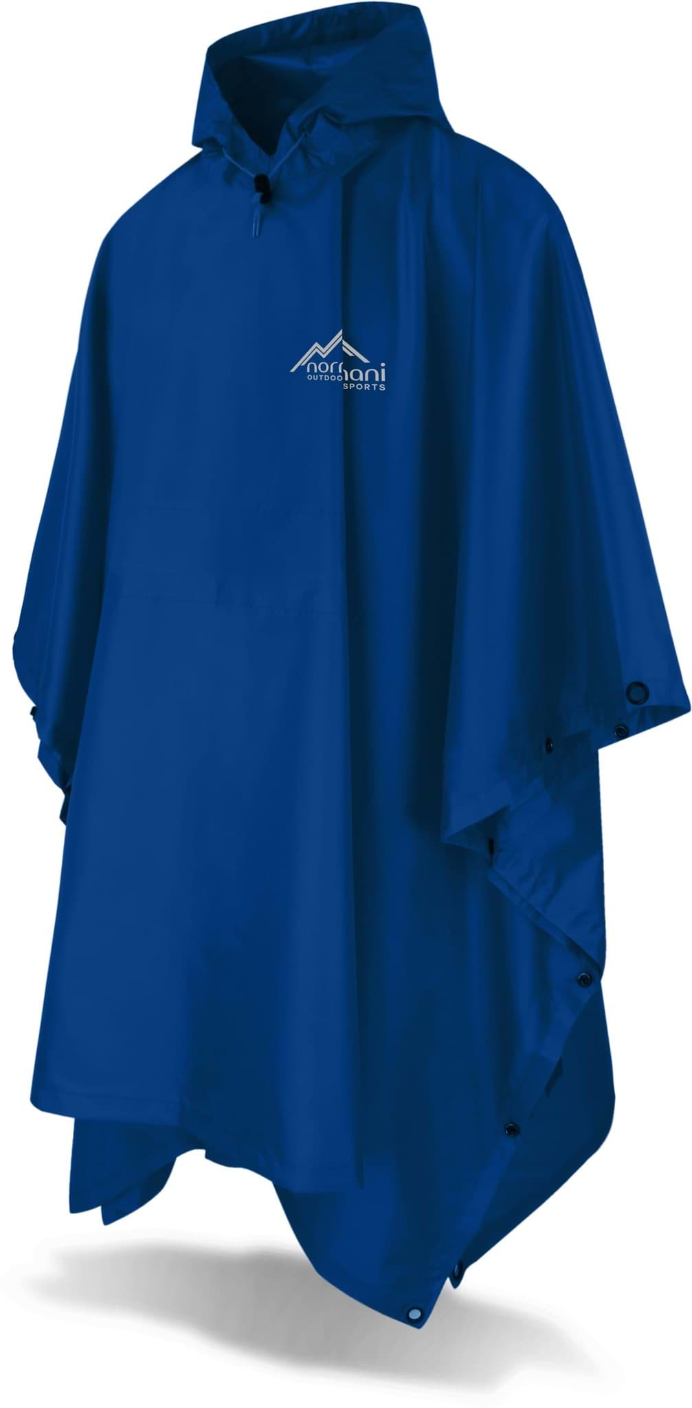 Bild von Ripstop Regenponcho „Derry“ Royalblau