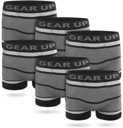 Bild von 6 Stück Herren Retropants Mikrofaser-Boxershorts Grau Stripe