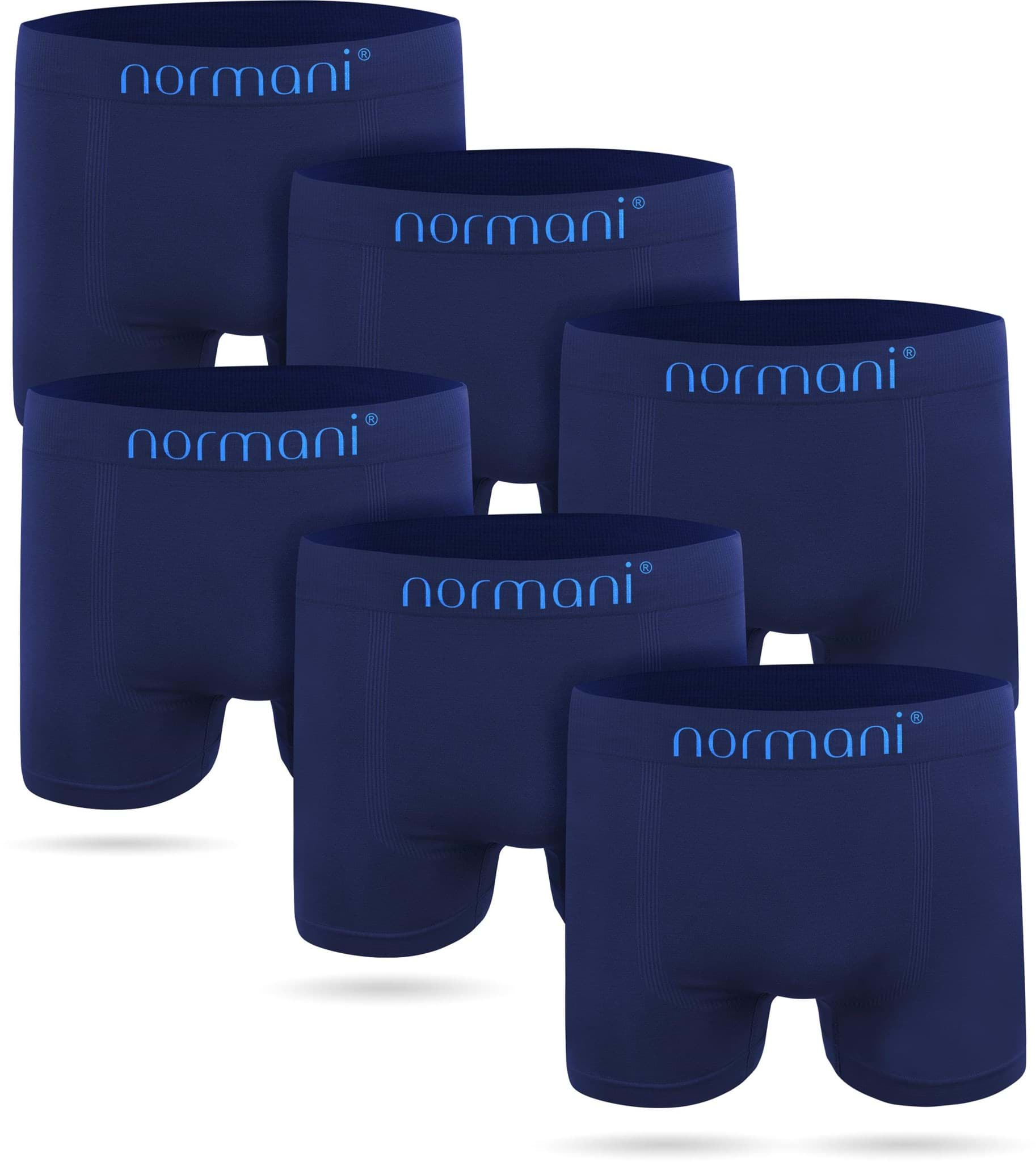 Bild von 6 Stück Mikrofaser-Boxershorts für Herren aus Nylon Blau