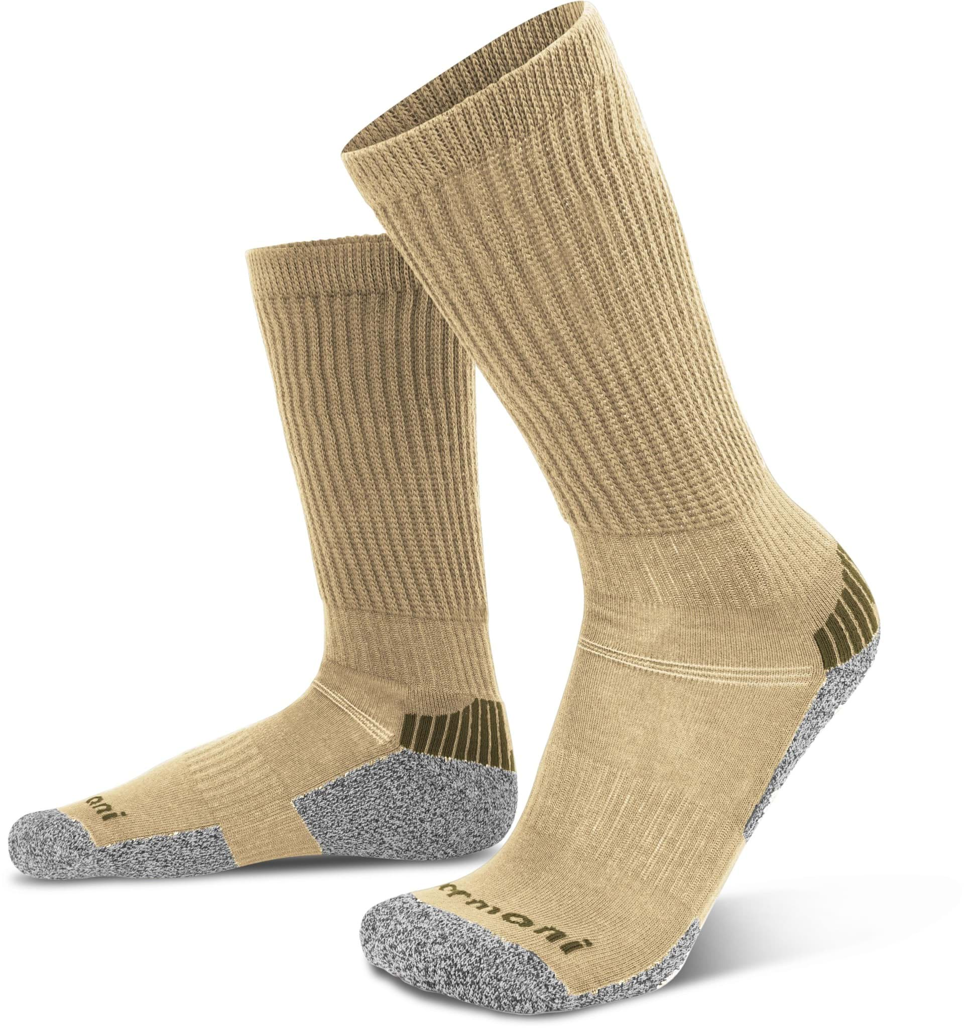 Bild von 2 Paar Sport- und Trekkingsocken ohne einschneidenden Bund Camel