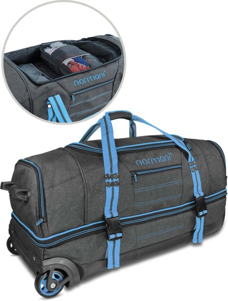 Bild von Reisetasche „Kompass“ mit 5 passenden Kleidersäcken Blau