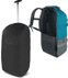 Bild von Reisetasche „Melano“ mit Rucksackfunktion und Regenüberzug Grau/Petrol